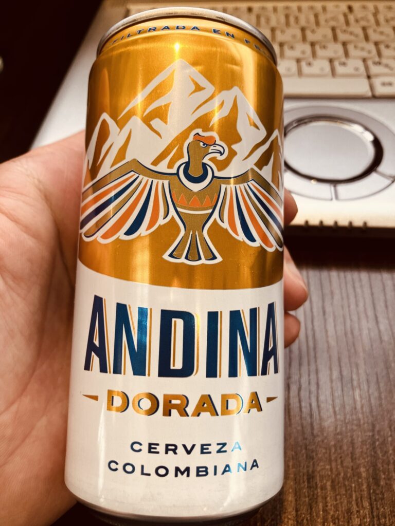 Andina Doradaコロンビアのビール