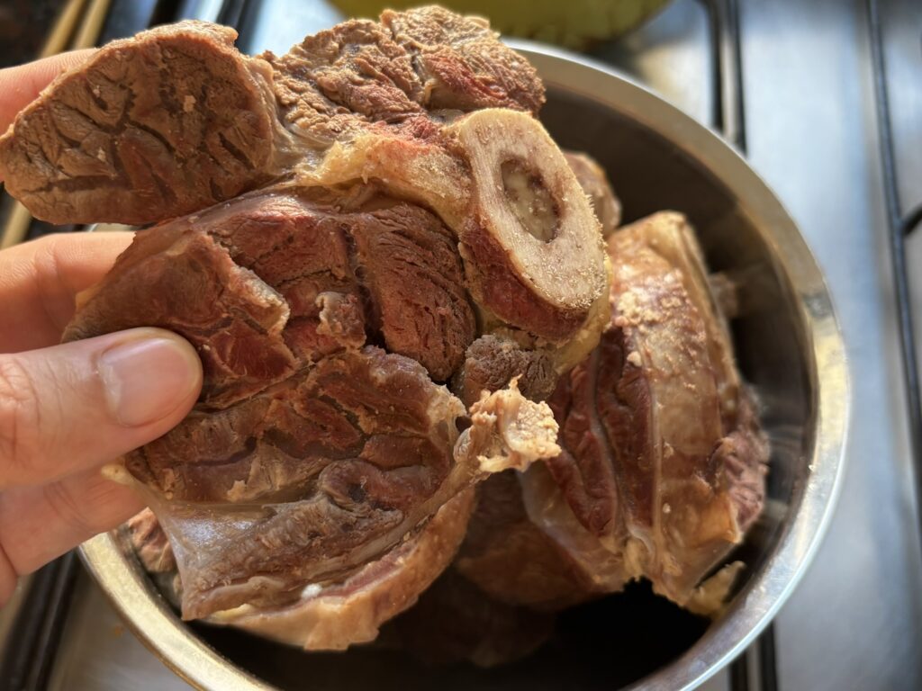 Osobucoは最高にうまいすね肉